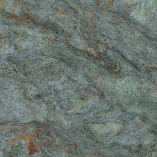 Louise Blue granite slab face, photographed for the factory catalog — mid-toned grey overall.