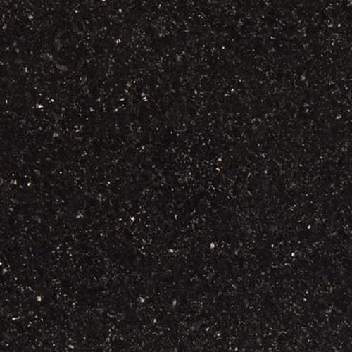 Star Galaxy granite slab face, photographed for the factory catalog — near-black grey overall.