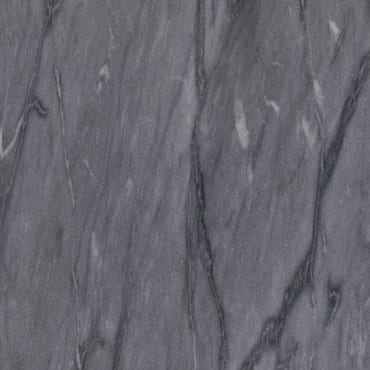 Bardiglio Imperiale marble slab face, photographed for the factory catalog — mid-toned grey overall.