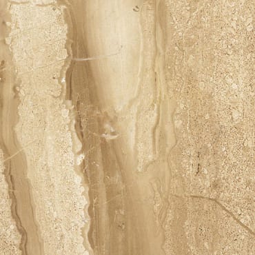 Breccia Dayno marble slab face, photographed for the factory catalog — light amber overall.