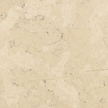 Lessinia White Gloss marble slab face, photographed for the factory catalog — light amber overall.