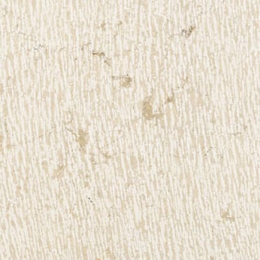 Lessinia White Scratched marble slab face, photographed for the factory catalog — near-white amber overall.